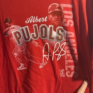 Albert Pujols Los Angeles Angels Graphic Tee 2011 NWOT Size 2XL MLB HOF Cardinal